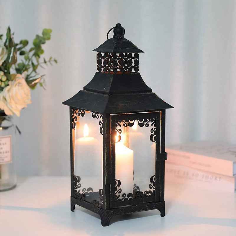 14.5'' High Vintage Style Candle Lantern